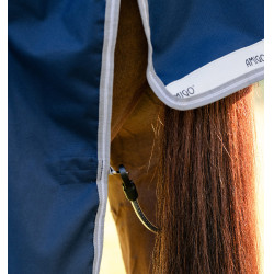 Manta Horseware Amigo 1200D FieldSafe Plus Turnout 0g Marinho / cinza titânio / prata Azul-marinho