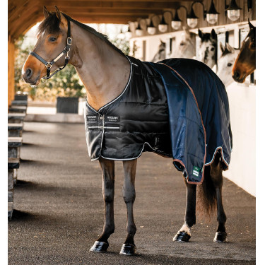 Cobertor de estábulo Easy-Layer Horseware 100 g Preto / preto / prata