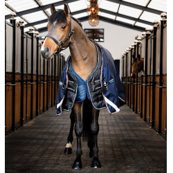 Cobertor de estábulo Easy-Layer Horseware 100 g Preto / preto / prata
