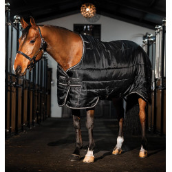 Cobertor de estábulo Easy-Layer Horseware 100 g Preto / preto / prata