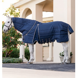 Cobertura Horseware Rambo Optimo Stable Plus 200g Marinho / tempestade / cinza prateado Azul-marinho