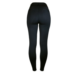 Legging de equitação Equestrian Stockholm Supreme feminino Todo preto