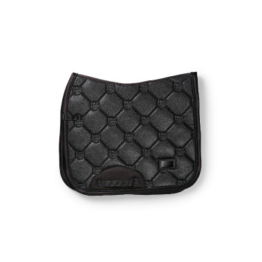 Manta de dressage Equestrian Stockholm Todo preto cintilante Manta de dressage Equestrian Stockholm Todo preto cintilante