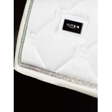 Manta de dressage Equestrian Stockholm Branco cintilante
