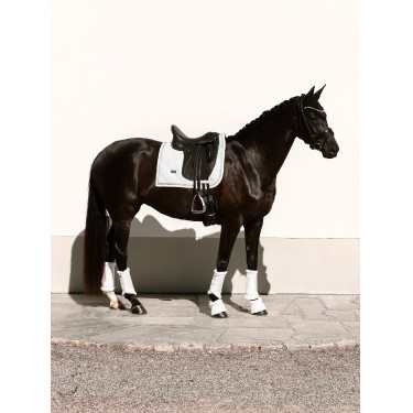 Manta de dressage Equestrian Stockholm Branco cintilante