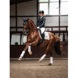 Manta de dressage Equestrian Stockholm Branco cintilante