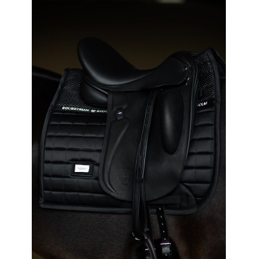 Manta de dressage Equestrian Stockholm Performance Preto