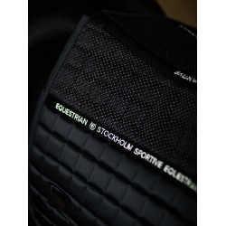 Manta de dressage Equestrian Stockholm Performance Preto