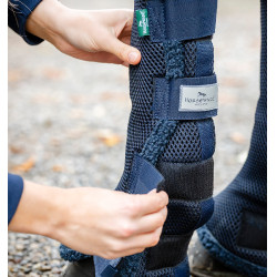 Proteções de trabalho Horseware Marinho / marinho e prateado Proteções de trabalho Horseware Marinho / marinho e prateado