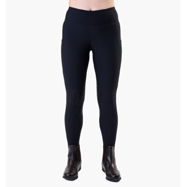 Legging Optifit inverno Horseware com grip nos joelhos para mulher Preto