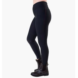 Legging Optifit inverno Horseware com grip nos joelhos para mulher Preto