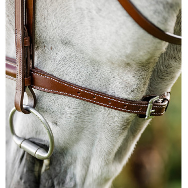 Bridão Horseware Cavesson Hunter com rédeas Castanho Bridão Horseware Cavesson Hunter com rédeas Castanho