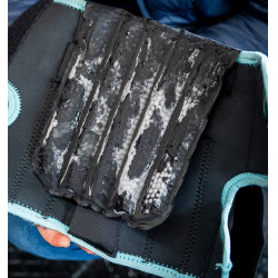 Protetores de joelho Horseware Ice-Vibe Preto / aqua