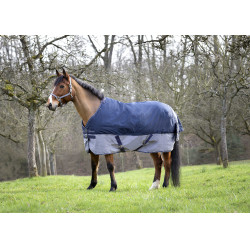 Cobertura Equithème Tyrex 600 D 50g Marinho / cinza Azul