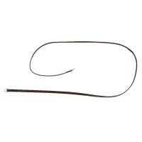 Rendas de gogue em couro Riding World Havana Castanho