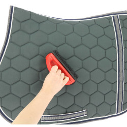 Escova de borracha para tapetes Vermelho / preto