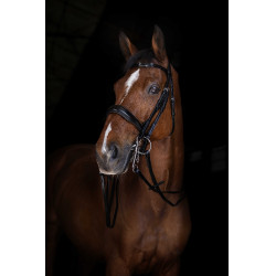 Rendas de bridão Eric Thomas Elite 13 mm Preto