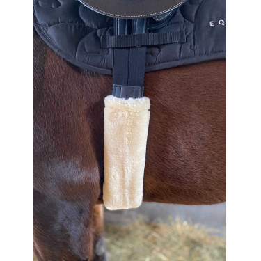 Capa de alça Equithème Teddy Cru Bege Capa de alça Equithème Teddy Cru Bege
