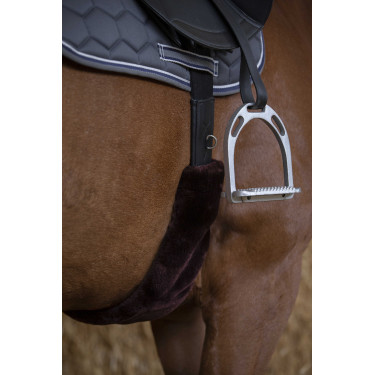 Capa de alça Equithème Teddy Preto Capa de alça Equithème Teddy Preto