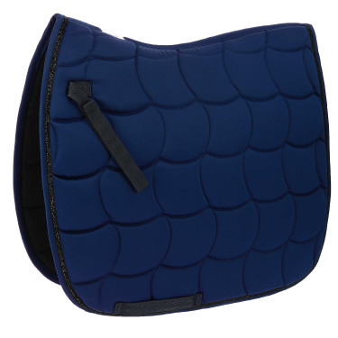 Almofada de sela Equithème Satin Azul-marinho