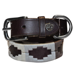 Collier chien Flags & Cup CHUKKA Marron / choco / taupe Collier chien Flags & Cup CHUKKA Marron / choco / taupe