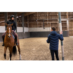 Casaco acolchoado masculino Equithème Michael Azul-marinho