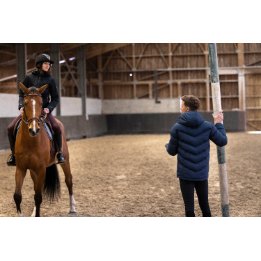 Casaco acolchoado masculino Equithème Michael Azul-marinho