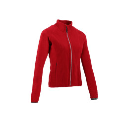 Casaco polar Equithème Lena Cereja Vermelho Casaco polar Equithème Lena Cereja Vermelho