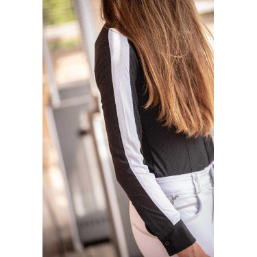 Camisa de competição Pénélope Showshirt Preto Camisa de competição Pénélope Showshirt Preto