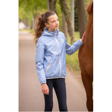 Impermeável Pénélope RainShort Ártico Azul