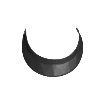 Viseira de couro para capacete NACA Preto