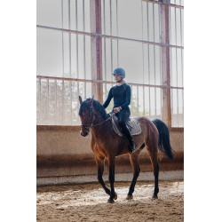 Pull-on Equithème Flora com fundo de silicone Preto Pull-on Equithème Flora com fundo de silicone Preto