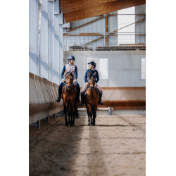 Pull-on Equithème Flora com fundo de silicone Preto Pull-on Equithème Flora com fundo de silicone Preto