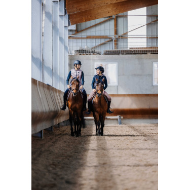 Pull-on Equithème Flora com fundo de silicone Preto Pull-on Equithème Flora com fundo de silicone Preto