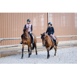 Pull-on Equithème Flora com fundo de silicone Preto Pull-on Equithème Flora com fundo de silicone Preto