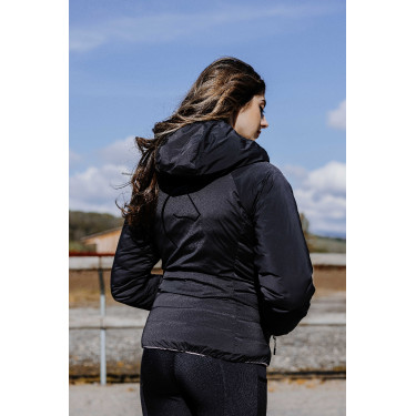 Pull-on Equithème Flora com fundo de silicone Preto Pull-on Equithème Flora com fundo de silicone Preto