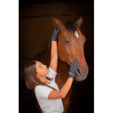 Luvas Eden by Pénélope Prisma Strass Marinho Azul-marinho