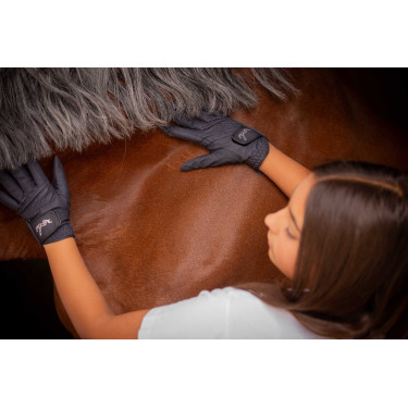 Luvas Eden by Pénélope Prisma Strass Marinho Azul-marinho