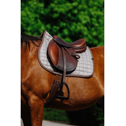 Almofada de sela Equithème Chic Castanho