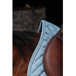 Sela Equithème Brocart Azul céu Sela Equithème Brocart Azul céu