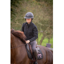 Capacete Penélope viseira longa Preto fosco