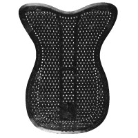 Amortecedor de gel Horsena antiderrapante fino Preto