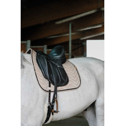 Almofada de sela Equithème Glossy Bege
