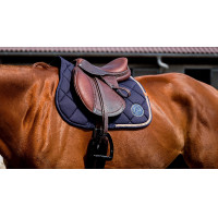 Almofada de sela Equithème Badge 2.0 Azul-marinho