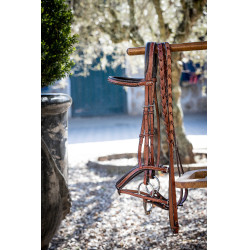 Rendas trançadas Pénélope US Avelã Castanho