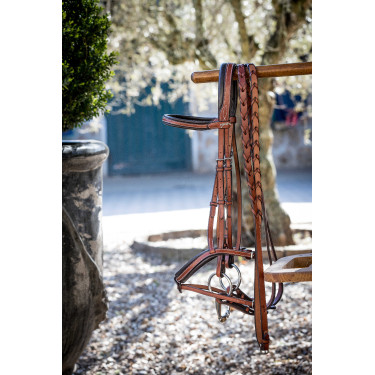 Rendas trançadas Pénélope US Avelã Castanho