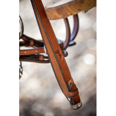 Rendas trançadas Pénélope US Avelã Castanho