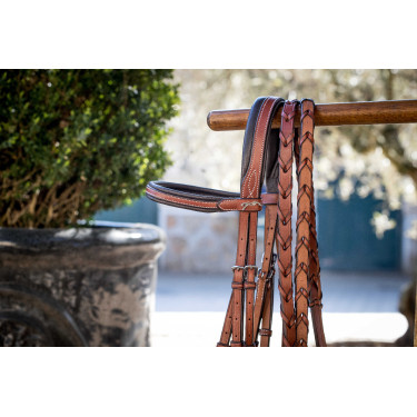 Rendas trançadas Pénélope US Avelã Castanho