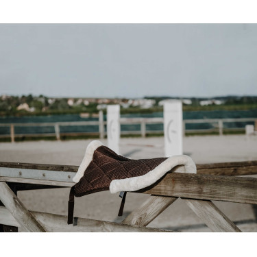 Amortecedor Equithème Pro air Chocolate Castanho