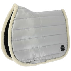 Almofada de sela Je t'aime Equithème Studio Prateado Cinzento